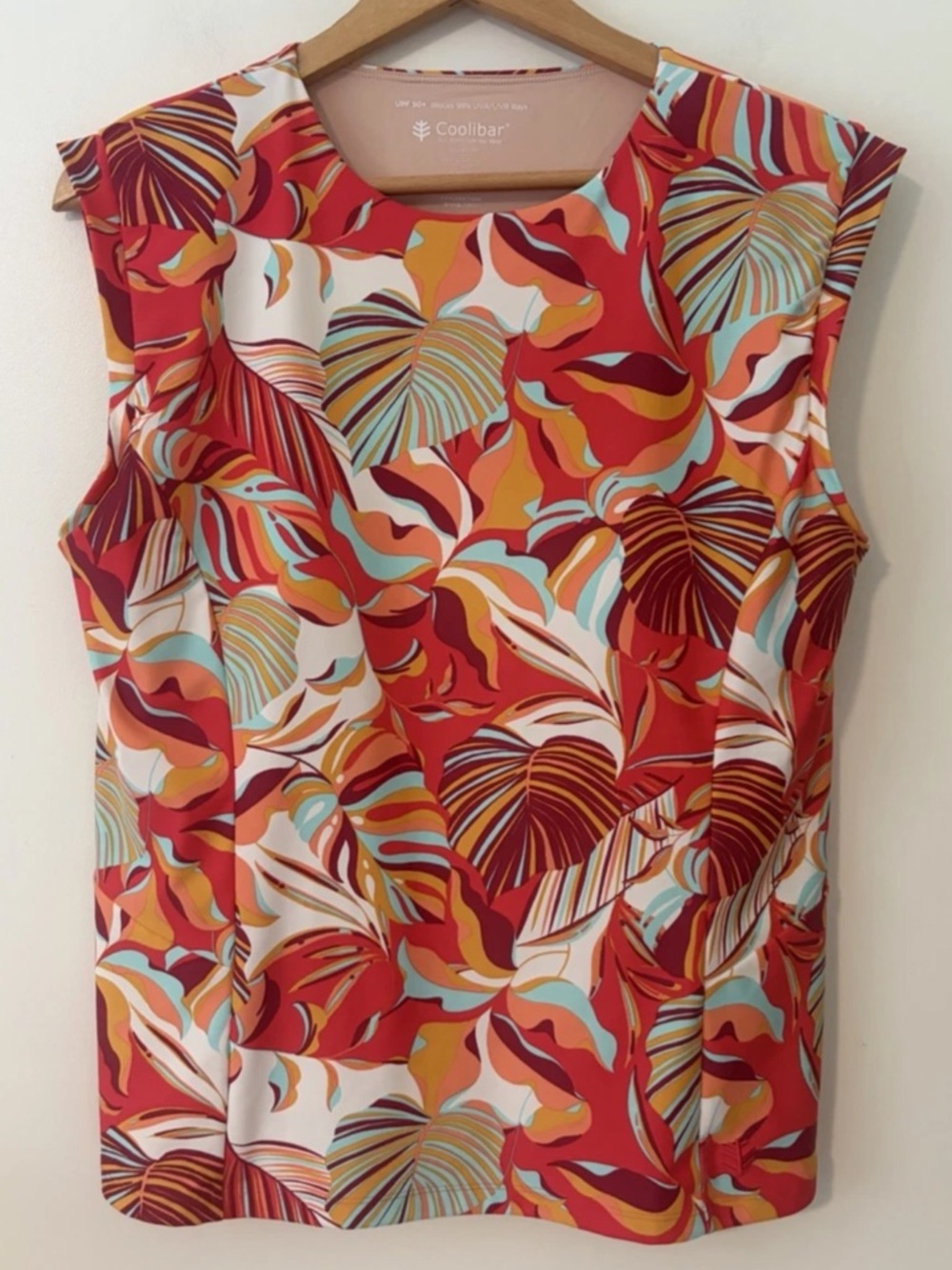 Coolibar Kaylana Tank Womens XL UPF 50+ Sun Protection Sleeveless Top 10642